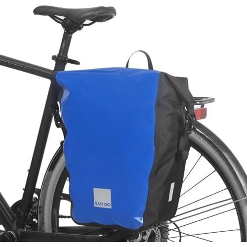 20L Cycling Trunk Bags Large Capacity Bicycle Travel Pannier Rear Seat Pack Waterproof Multi-functional Bike Shoulder Handbag