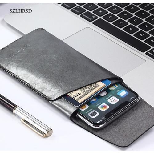 SZLHRSD for HomTom HT30 Pro Hot selling ultra-thin super slim sleeve pouch cover,vintage microfiber stitch case for Senseit A247