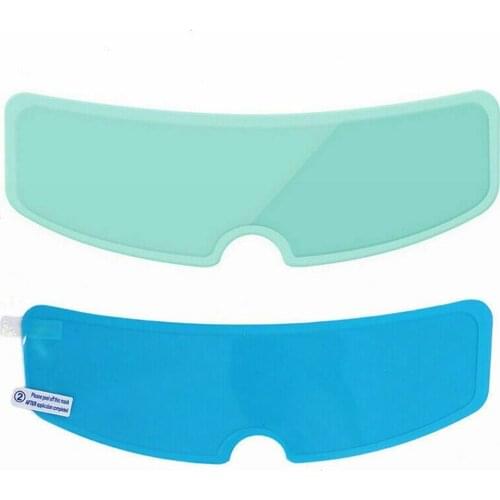 Universal Motorcycle Helmet Waterproof Lens Film Rain and Fog Protection Lens Sticker Helmet Anti Fog Film Visor Shield
