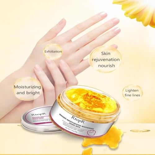Mango Moisturizing Hand Wax Hand Mask Whitening Skin Repair Exfoliating Calluses Film Anti-Aging Hand Skin Cream 50g TSLM1