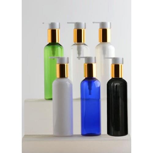 200ml High Quality Lotion Pump Bottles Black White Cosmetic Container Liquid Soap Dispenser Refillable Shampoo Shower Gel Bottle