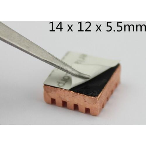 80pcs 14x12x5.5mm Cooling Heat New Golden Fish Cooling Heatsink for Xbox 360 VGA Card DDR