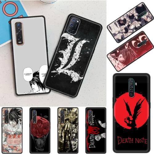 Anime Manga Death Note Ryuk Cover for Oppo A9 2020 A52 A53 Find X2 X3 Lite Reno 3 F11 Ace A55 A93 A94 A74 4 Pro 5G Phone Case