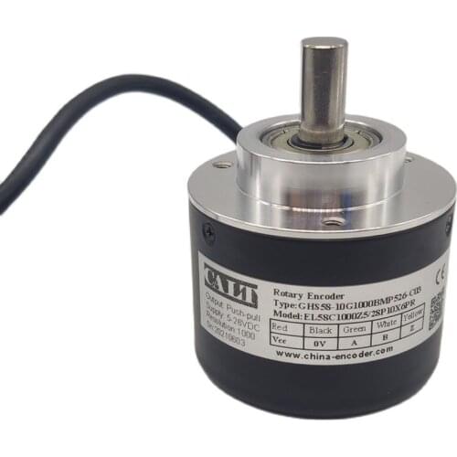 CALT 10MM Solid Shaft Incremental Encoder 1000 P/R Replace For ELTRA EL58C1000Z5/28P10X6PR