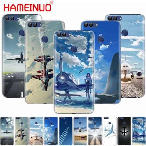 Aircraft sky airport cell phone Cover Case for huawei Honor 7C Y5 Y625 Y635 Y6 Y7 Y9 2017 2018 Prime PRO
