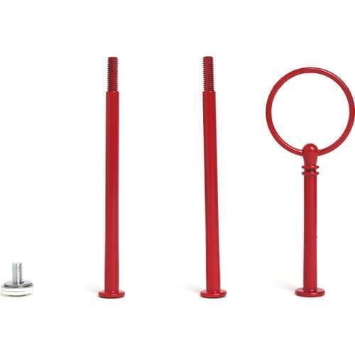 Decorating Supply Metal Wedding 3-tier Round Style Rod Ceramic Fruit Tray Handle Wholesale Cake Stand Fitting