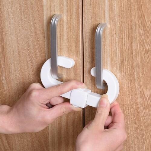 Baby lock telescopic multi-function Child safety cabinet protection locks baby anti-lock Door Interlocks Baby Protection