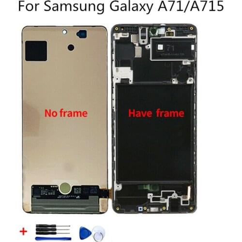 For Samsung Galaxy A71 LCD Touch Digitizer Sensor Assembly For Samsung A71 Display A715 A715F A715FD LCD