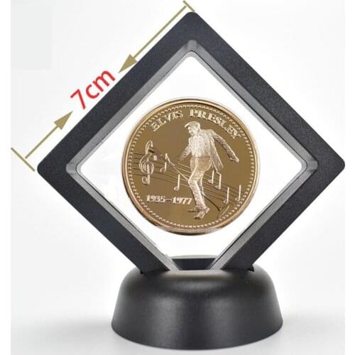 Elvis Presley 1935-1977 The King of N Rock Roll Gold Art Music Collection Commemorative Coin Mothers Day Gift Replica Coins