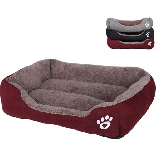 Dog Bed for Small Medium Large Dogs Size Pet Dog House Warm Cotton Puppy Cat Beds for Chihuahua Yorkshire Golden Big Dog Bed