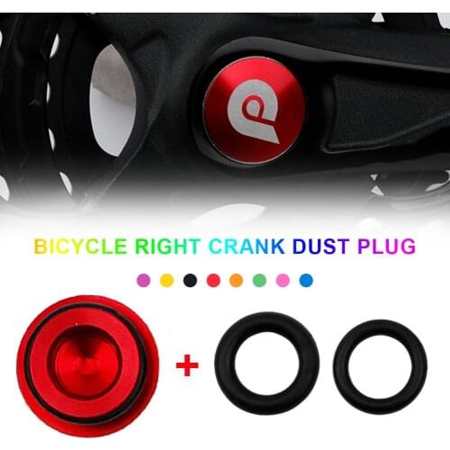 Bicycle Chainwheel Crank Cover Aluminum Alloy Crank Dustproof Plug M610 Mountain/Road Bike Dust Plug Hollow Chainwheel Cap