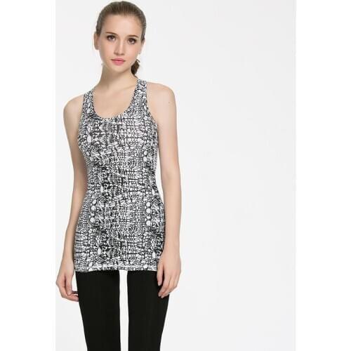 LU-17 Sexy Women Yoga Outfits Tank Tops Elastic Spandex Cool Racer T Shirt Material Clothing Running Sports Fitness Vest Clothes