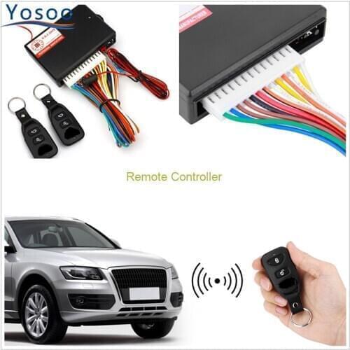 Remote Central Control Box Kit For Universal Car Door Lock Keyless Entry System With Trunk Release Button Dropshipping