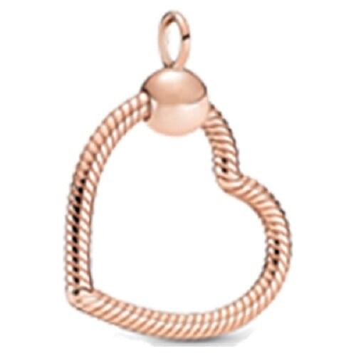 2021 Brand New Charm S925 Sterling Silver Moments Heart O Pendant Dangle Charms Fit Bracelets And Necklace DIY Accessories