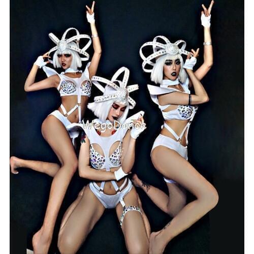 New Women Gogo Dancer Lead Dancers Sexy Clothes New Hollow Bar Ds Costumes Nightclub Singer Costume Freeshipping