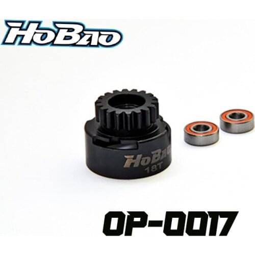 OFNA/HOBAO RACING OP-0017 CNC CLUTCH BELL 18T FOR 1/8 HYPER SS/ CAGE/VS/STAR/9/8.8/8/7TQ NITRO BUGGY/TRUGGY VT ONROAD MT PLUS