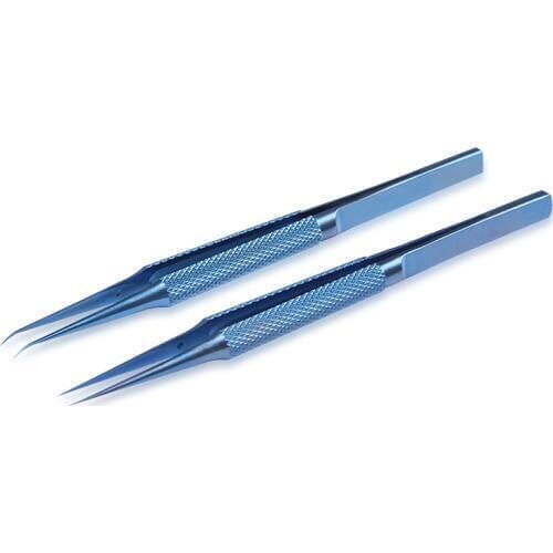 Titanium Alloy Tweezers Professional Repair Fingerprint Fly Line Phone Motherboard Precise Antimagnetic Electronics Tweezers