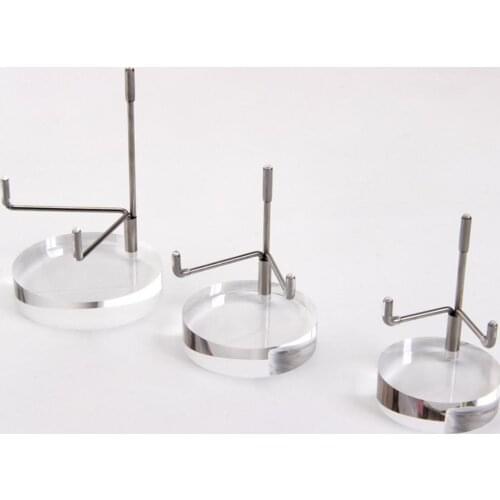 Stainless Steel Display Stand Durable Crystal Mineral Holder Jewelry Display Rack Artwork Ornaments Display Holder Rack