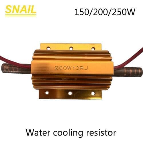 Water cooled resistor,150w 200w 250w,resistor for intermediate frequency furnace,No induction,Aluminum housed resistor