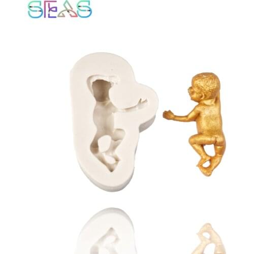 Baking Silicone Mold Baby Cake Manual Biscuit Mould Cake Decoration Mould Fondant Jelly Candy Mold Resin Molds