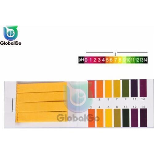 80 Strips PH Test Strips Full PH Meter PH Controller 1-14st Indicator Litmus Paper Water Soilsting Kit
