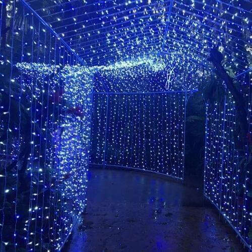 10M*4M 1280 LED Outdoor Christmas LED Light Garland Decorative Lights String Wedding Party Light for Holiday Celebration 110V