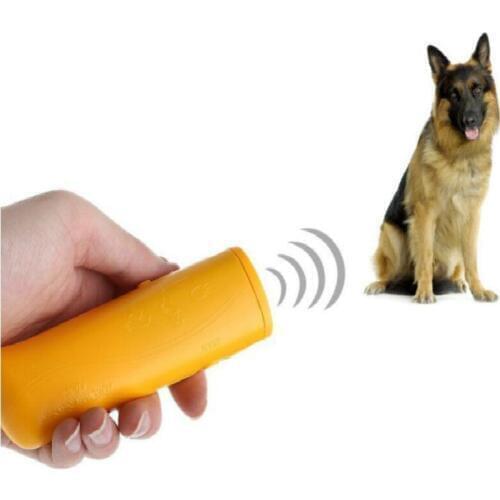 New Ultrasound Dog Training Repeller Control Trainer Device 3 in 1 Anti-barking Stop Bark Deterrents Dogs Pet Training Device