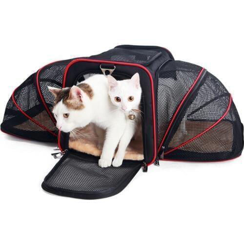 Pet Dog Breathable Carrier Car Seat Dog Carrier Travel Dog Bag Comfortable To Take Dog Outside By Car For Yorkie Chihuahua Kitty