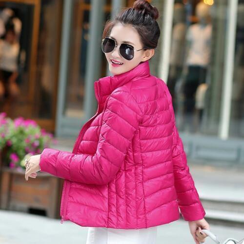Women Winter Coat New Ultra Light 80% White Duck Down Jacket Ladies Slim Puffer Jacket Female Portable Windproof Short Down Coat