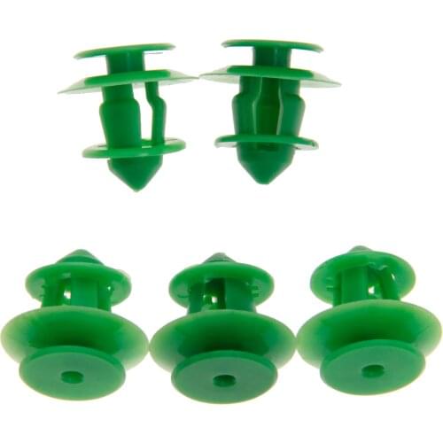 10Pcs Car Door Card Trim Panel Clips Rear Tailgate Interior A0009912771 For Mercedes Benz VITO VIANO W639 Green Auto Fasteners