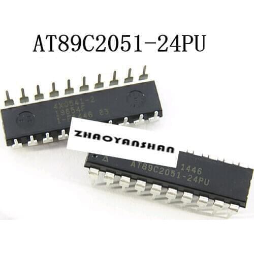 10pcs X AT89C2051-24PU AT89C2051 AT89C2051-24 NEW