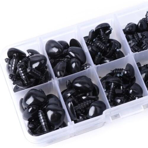 100Pcs Plastic Safety Triangle Nose Doll Plush Toys Stuffed Animals Making DIY