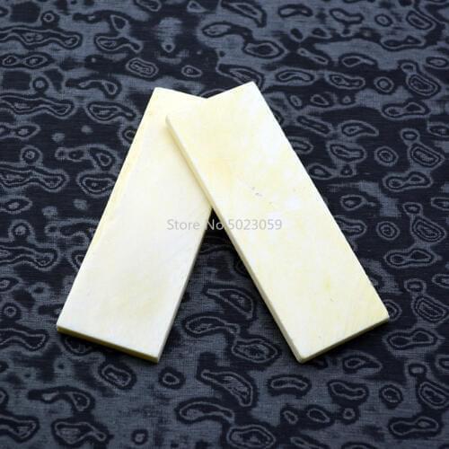 2pcs bovine bone DIY knife handle material For Damascus cutting tool septum 85x30x5mm