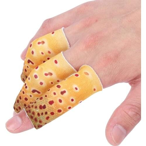3Pcs Fishing Finger Guards Hand Protect Tool Fly Fishing Stripping Guards Anti-Scratch Single Finger Protectors Sleeve