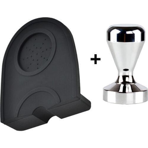 51mm Coffee Tamper Mat Silicone Rubber Tampering Corner Mat Coffee Maker