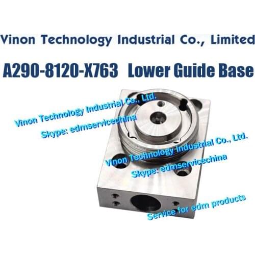 A290-8120-X763 Fanuc Lower Die Guide Base (Stainless Steel) for Fanuc iD,iE series CNC WIRE CUT EDM MACHINES A290.8120.X763 EDM