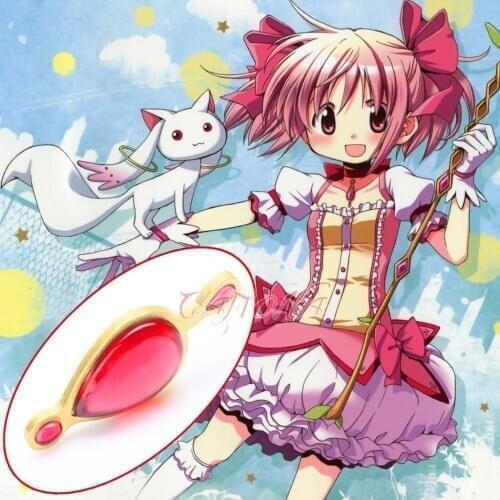 Cafiona Anime Puella Magi Madoka Magica Kaname Madoka Cosplay Costume Accessory Jewelry