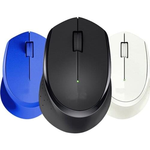 2.4G wireless mouse four-way scroll wheel 3 button optical mouse 1600DPI for notebook desktop business office