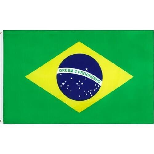 Flaglink 3x5fts 90*150cm br bra Brasil brazil flag of Brazilian
