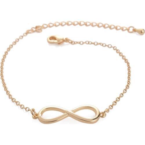 Jisensp Fashion Charms Bracelet for Women Adjustable Pulseras Mujer Wedding Bridal Jewelry Gift Infinite Bracelet Unisex Bijoux