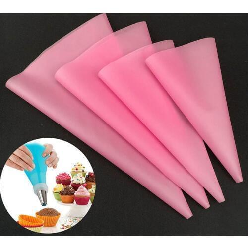 Kitchen Gadgets 4Pcs Cream Pastry Bag DIY Cake Decorating Piping Bags Reusable Food Grade Baking Accessories