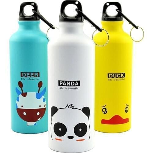 Cute Water Bolttle Lovely Animals Creative gift Outdoor Portable Sports Cycling Camping Hiking Bicycle School Kids Water Bottle