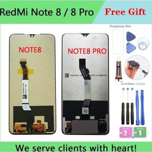 Original LCD For Xiaomi Redmi Note 8 Display Touch Screen with Frame For Xiaomi Redmi Note 8 Pro LCD Display Screen Spare Repair
