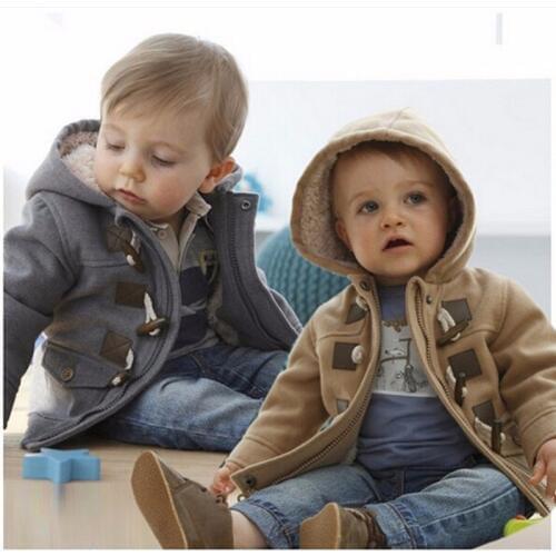 Autumn Winter Baby Girls Boy Coat Clothes Fashion Kids Fleece Coat Warm Jacket Xmas Snowsuit 18M-6Y Baby Hooded Jacket Outerwear