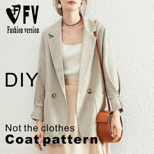 Falling Shoulder Sleeve Jacket Suit Pattern Making Clothes Style Sewing Drawing BWT-105