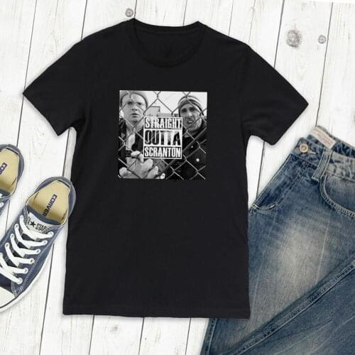 Straight Outta Scranton Shirt The Office Tshirt Shirt T shirtand Women Size Tee