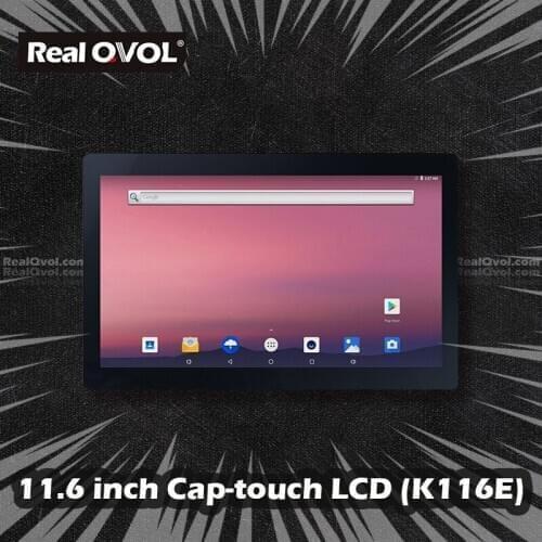 RealQvol FriendlyELEC 11.6inch EDP FHD LCD Display with Capacitive Touch K116E 1920x1080 Support Android Ubuntu Open Source