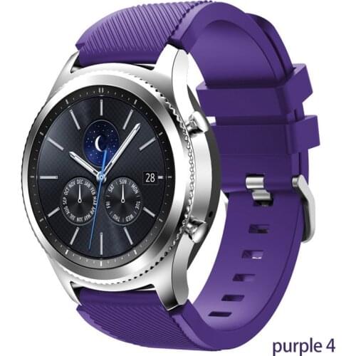 20/22mm Band For Samsung Galaxy watch 46mm 42mm Active 2 Gear S3 frontier silicone smartwatch belt huawei watch gt 2e/pro strap