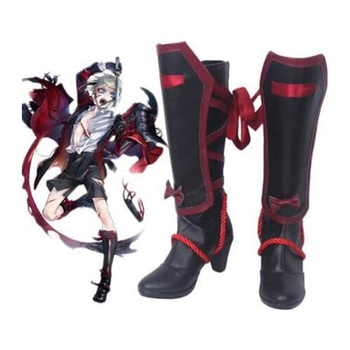 Touken Ranbu Hyuuga Masamune Cosplay Boots Shoes Costume Accessories Halloween Party Boots for Adult Women High Heel Shoes