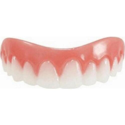 Silicone Simulation Teeth Veneer Smile Perfect Snap Denture Veneer Cosmetic Teeth Cover Whitening Braces